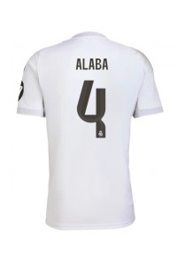 Real Madrid David Alaba #4 Jalkapallovaatteet Kotipaita 2025-26 Lyhythihainen